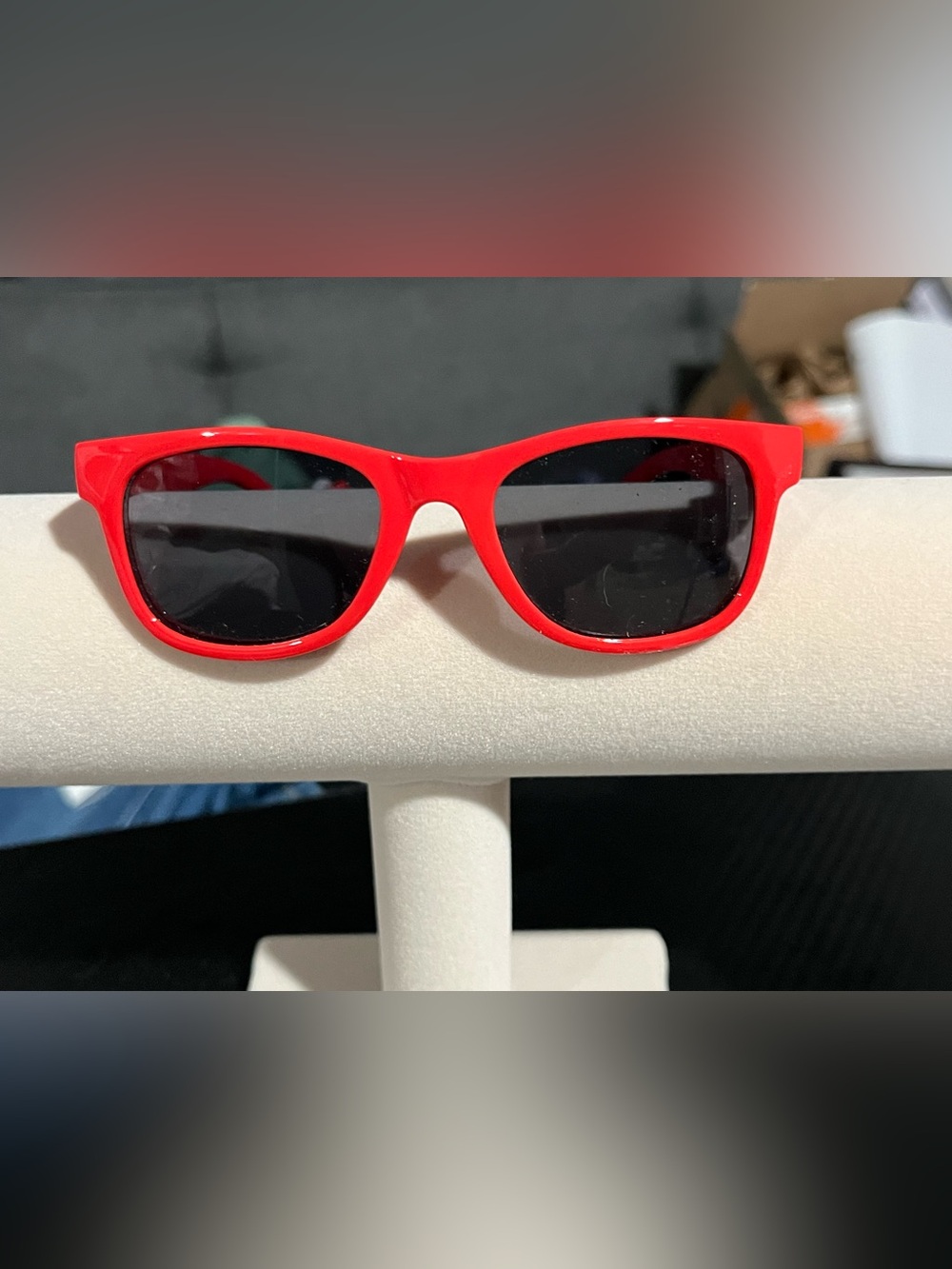 Red Nacuwa Baby Sunglasses with case